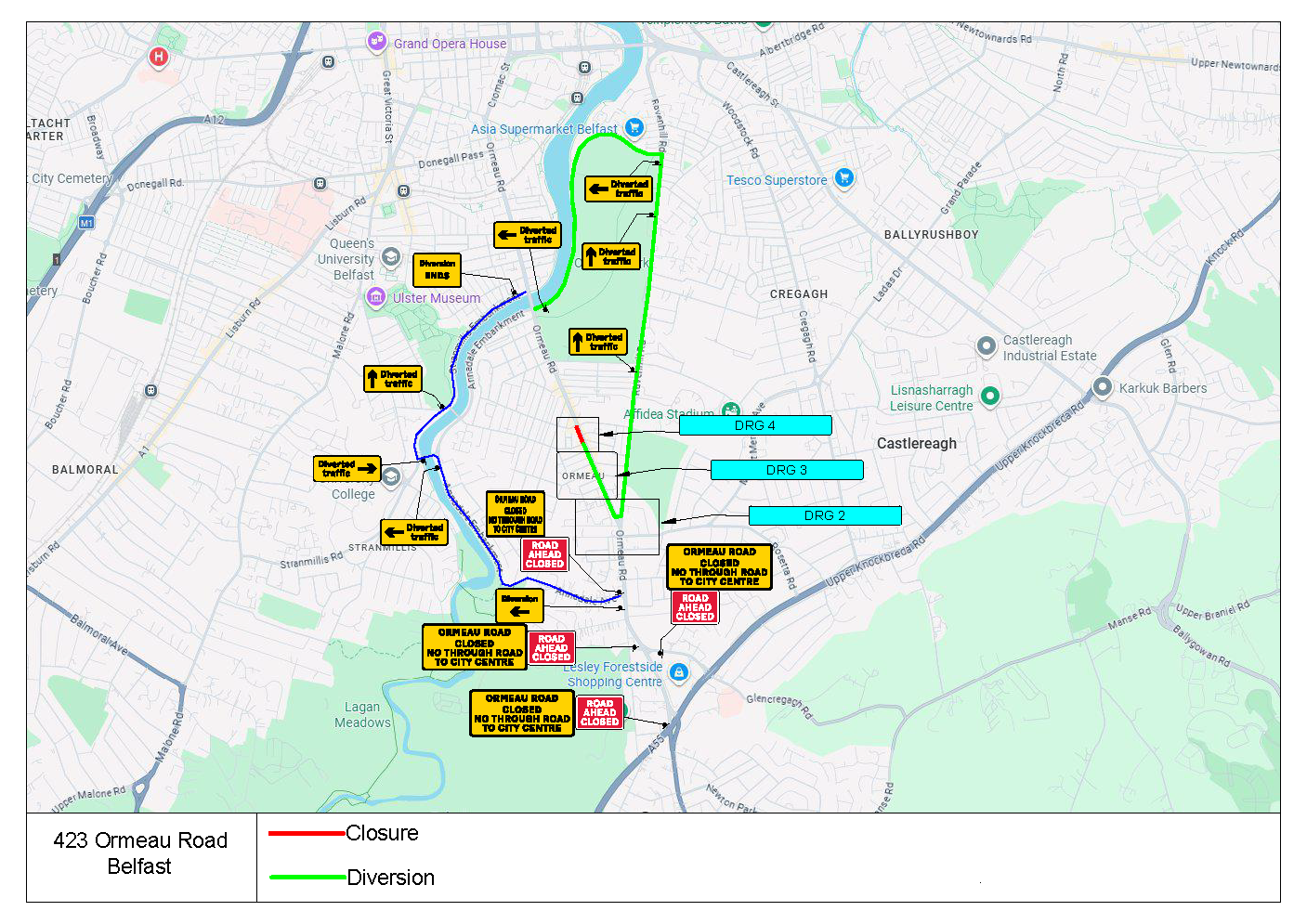 Diversion Map