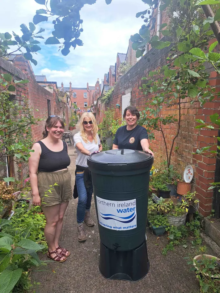 Rossmore Florenceville Alleyway Project South Belfast Waterbutt2