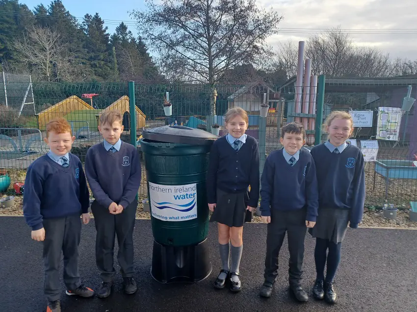 Irvinestown P S, Watercycleand Waterbutt(Resize)