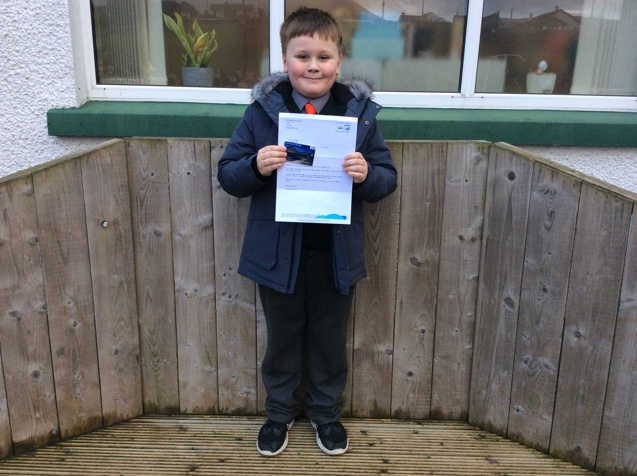 Oisin, from Holy Cross Primary School, Kilkeel