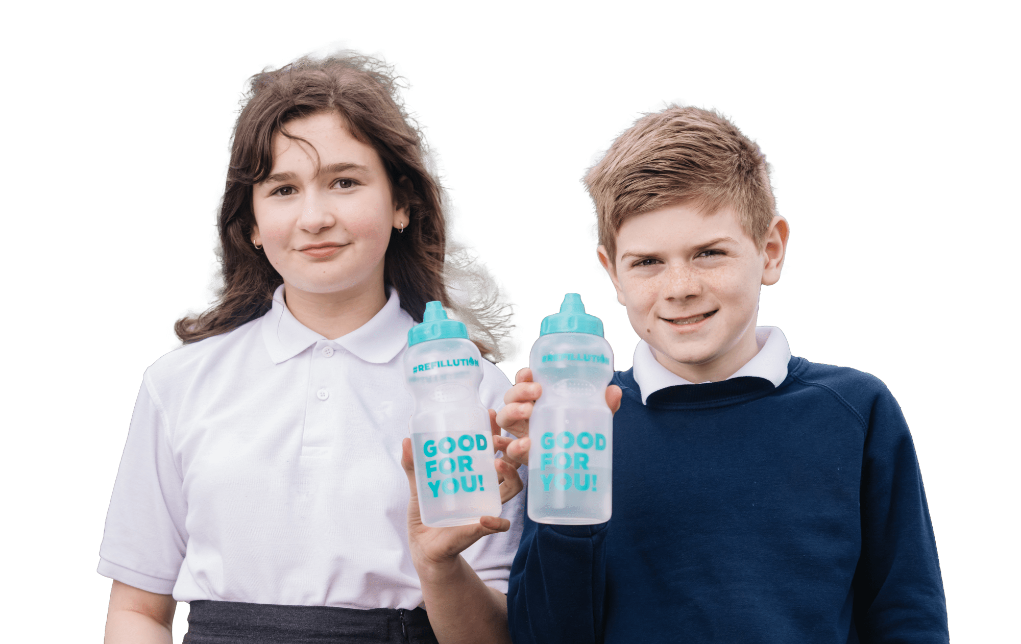 NI Water girl drinking tap water