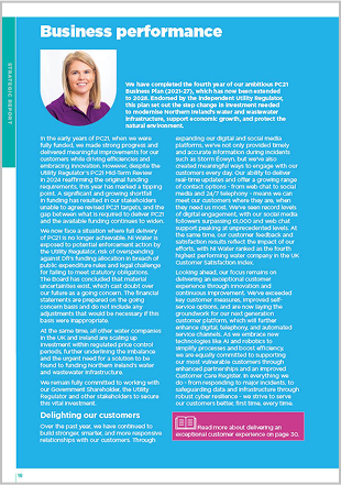 Business performance