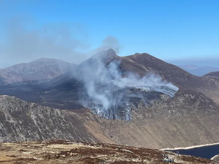 Burning Doan Taken From North Tor