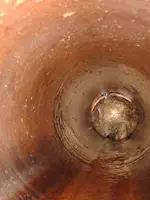 Pic Of Screwdriver And Ball Of Rags Blocking The Sewer