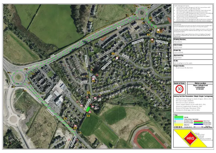 Map Upper Galliagh Road Londonderry Road Closure R