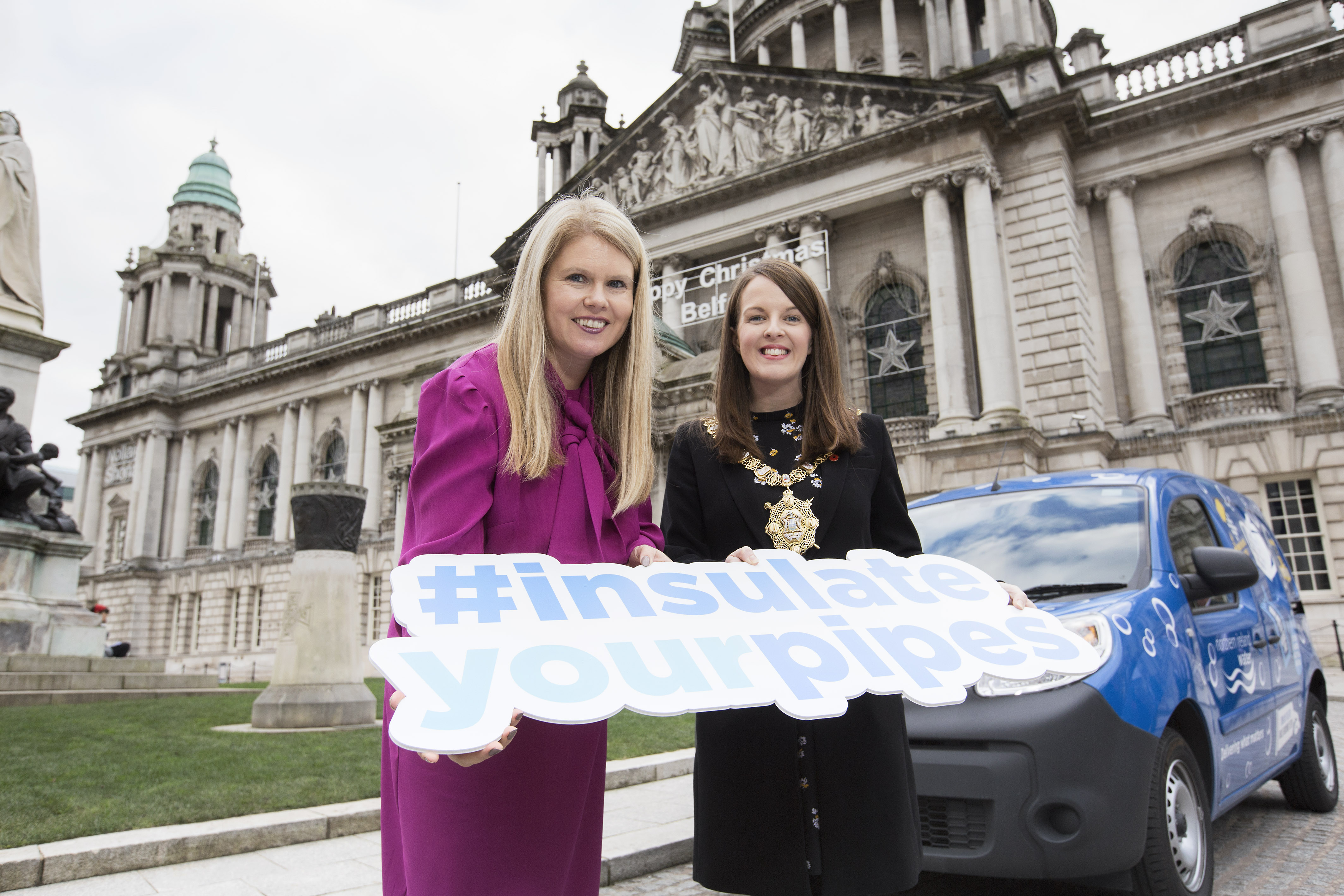 NI Water CEO, Sara Venning and Belfast Lord Mayor, Cllr Nuala McAllister launch at Belfast City Hall | NI Water News