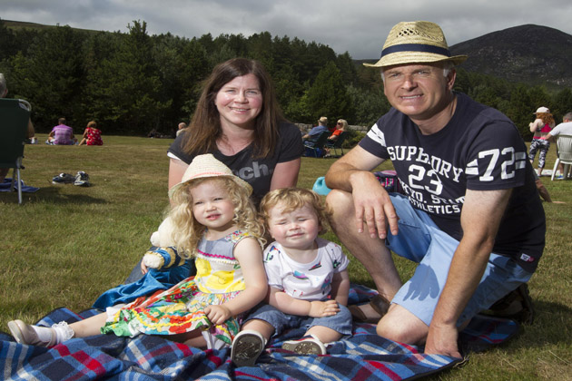 Silent Valley NI Water 002.jpg - the Woods Family from Annalong, Lucy, Ben  and parents David and Ruth  | NI Water News