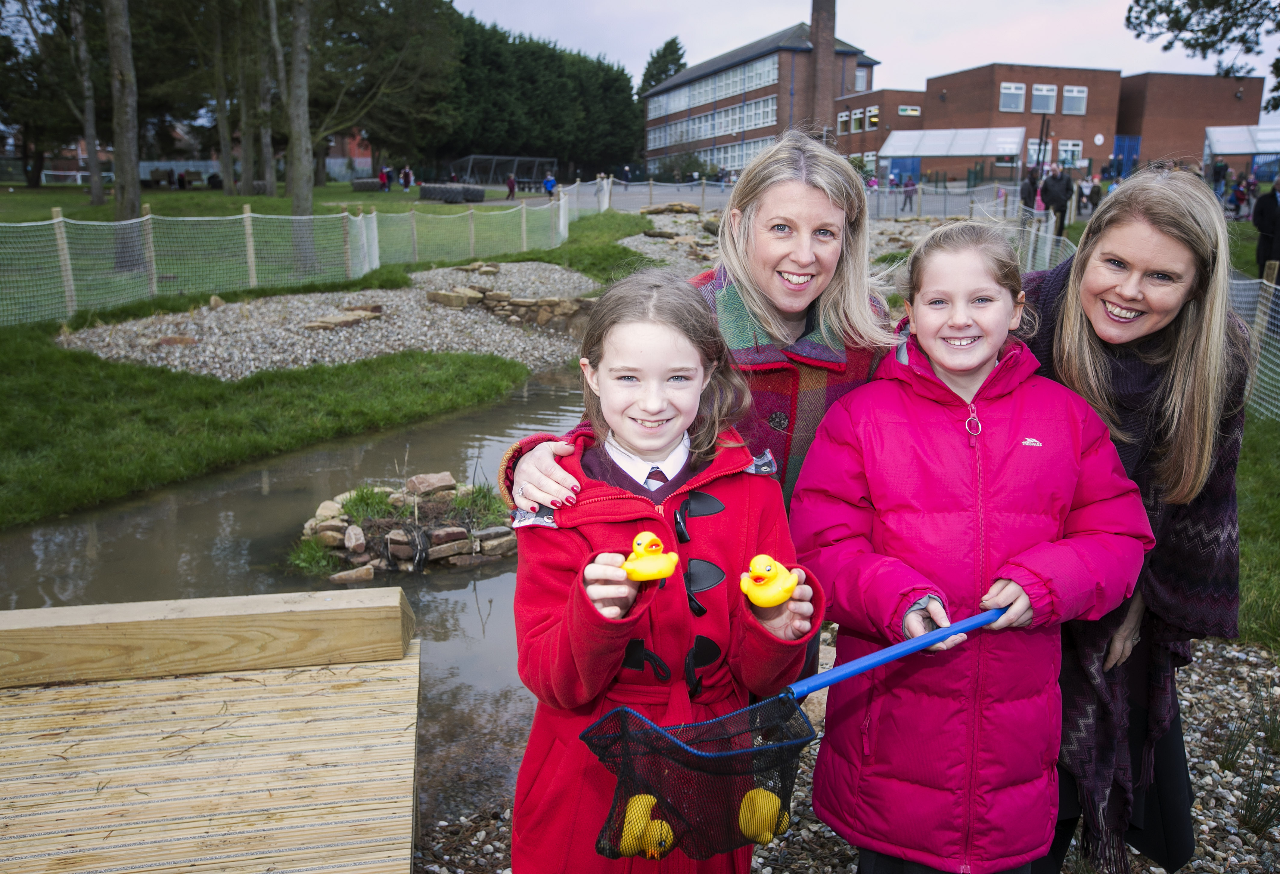 £70,000 Rainwater Garden Complete at Clandeboye Primary School | NI Water News