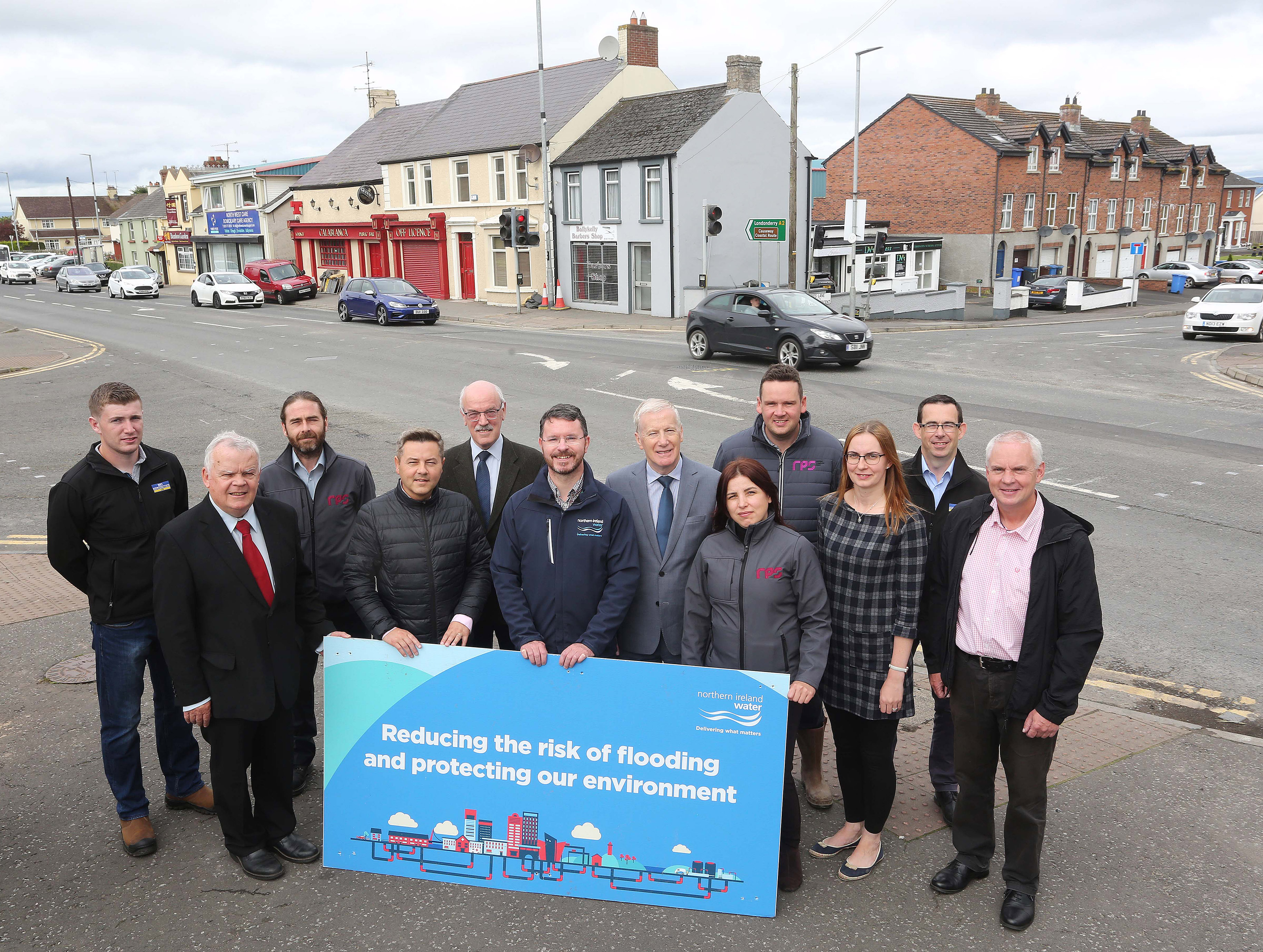 Completion of Sewerage Improvement /Flood Alleviation Scheme Main Street Ballykelly | NI Water News