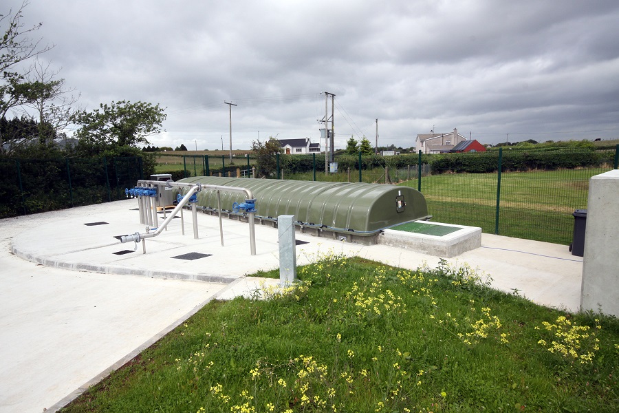 Example photo of the type of treatment tanks that will be installed at Mountfield.
