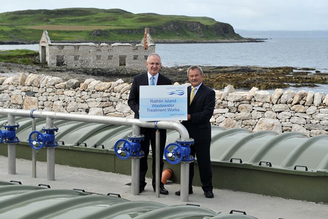 Regional Development Minister Danny Kennedy and Trevor Haslett, Chief Executive, NI Water | NI Water News