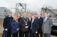 The NI Water team pictured on site with the Mayor of Dungannon and South Tyrone  | NI Water News