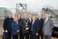 The NI Water team pictured on site with the Mayor of Dungannon and South Tyrone | NI Water News