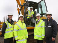 NI Water Team Bob McGarvey, Bob Rowntree, Cllr. Patrick McGowan Paul Davison and Gerard Skelton | NI Water News