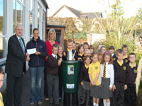 Mr. Thompson and Miss. Armstrong with P5 | NI Water News