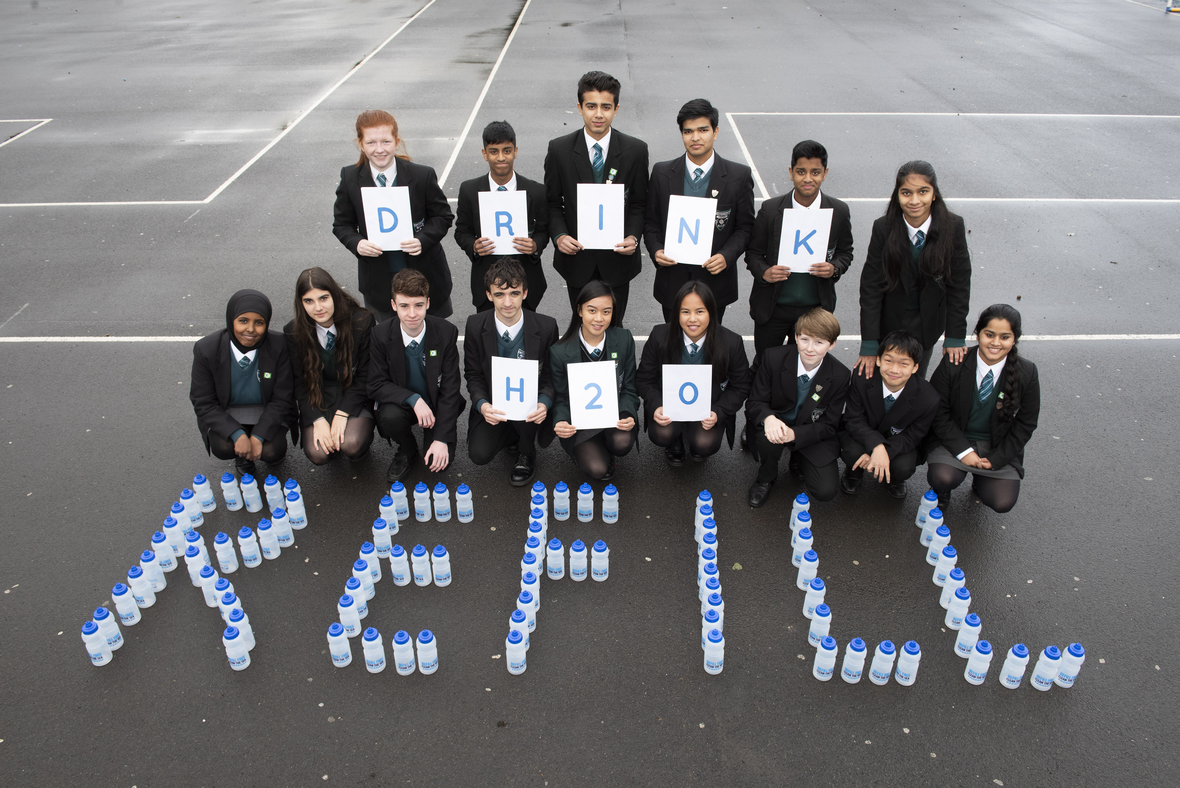 Pupils in the Eco-Committee at St Joseph’s College, Ravenhill Road, Belfast | NI Water News