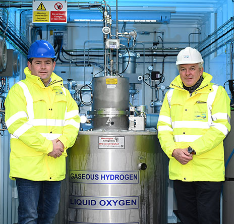 Electrolyser at Kinnegar Wastewater Treatment Works